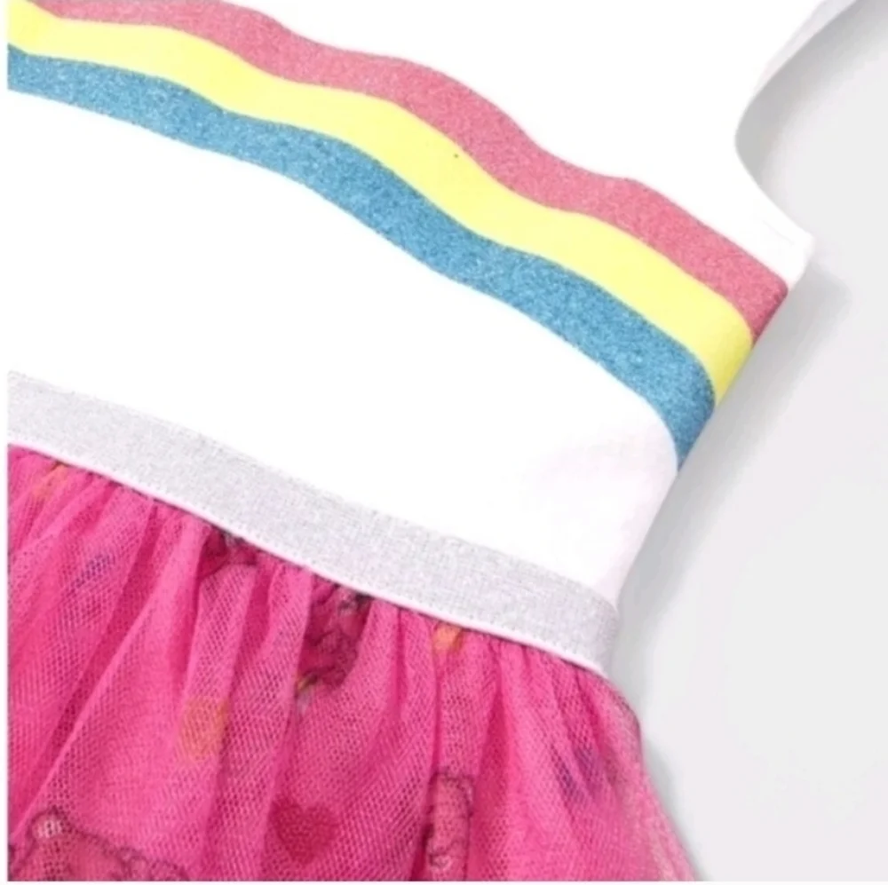 Care Bears Tutu Dress - Pink / White, Size Small Girls Care Bear Size S 6/6X